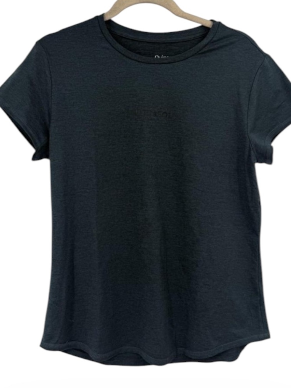 Quince Flowknit Breeze Tee Heather Green Short Sleeve Crewneck Top Medium - Picture 6 of 12